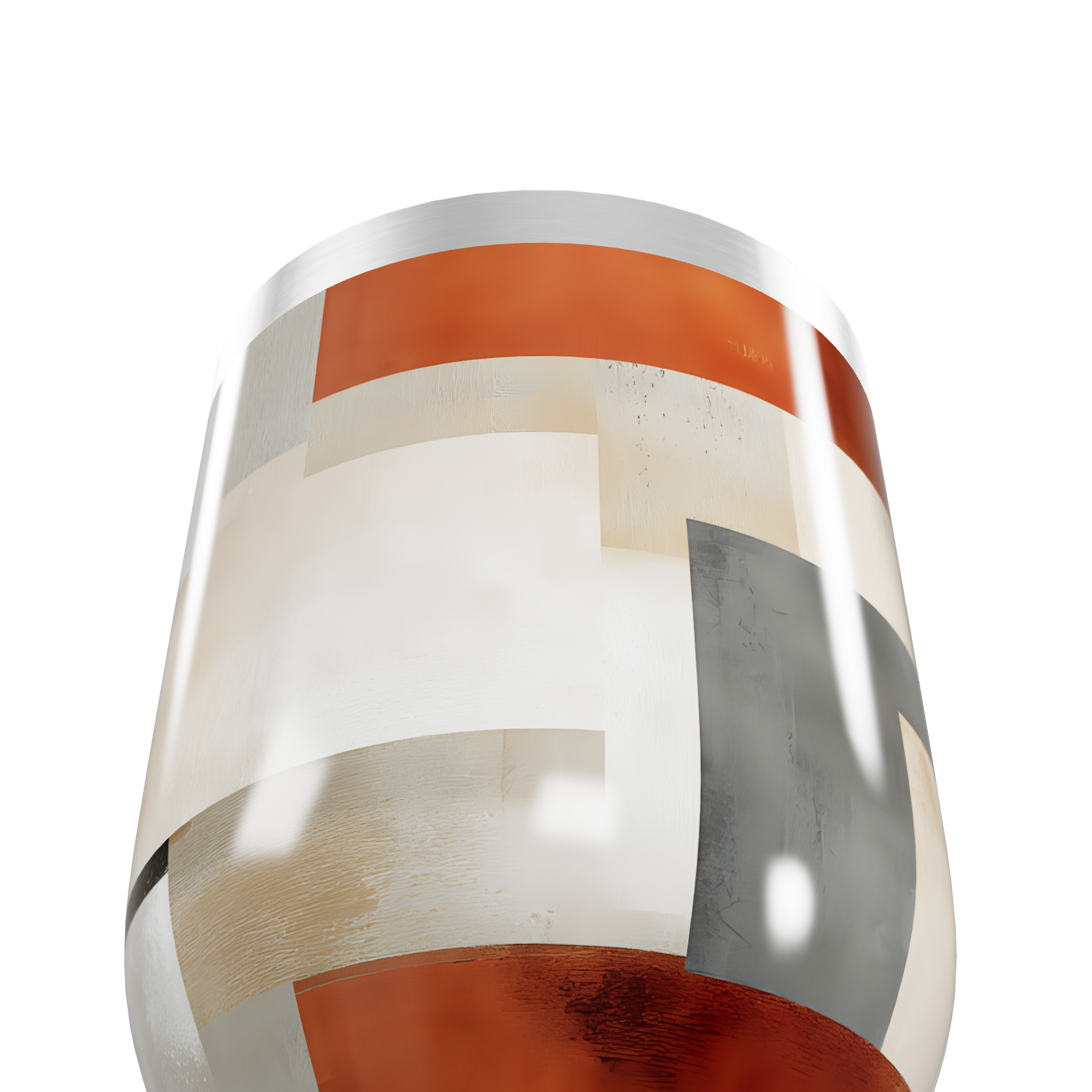 Copo Térmico Slim - Geométrico Colorido Inox