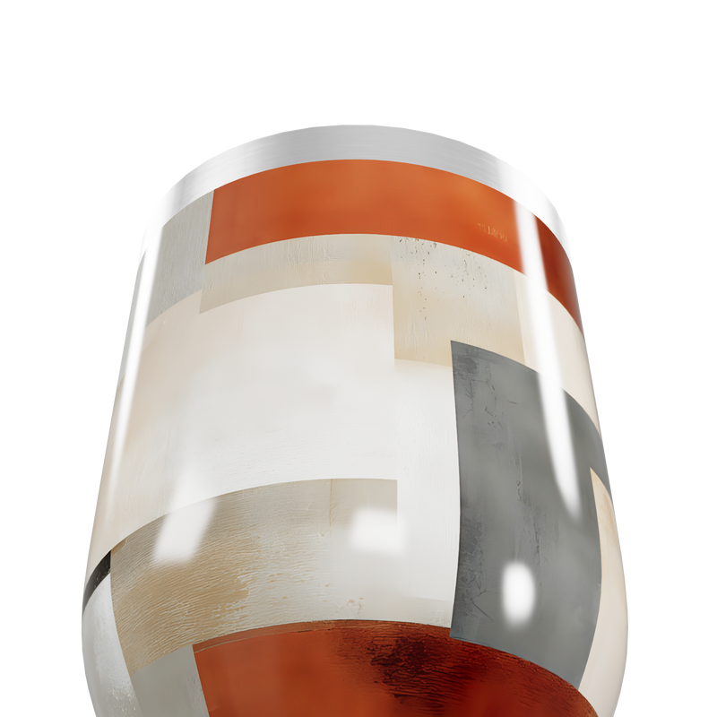 Copo Térmico Slim - Geométrico Colorido Inox