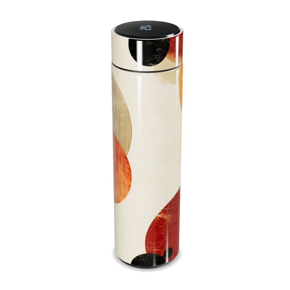 Garrafa Térmica Touch Estampa Abstrata Colorida