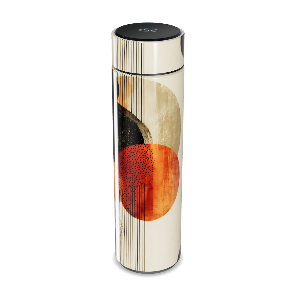 Garrafa Térmica Touch Estampa Abstrata Colorida