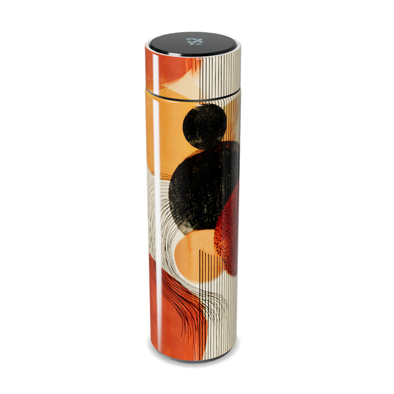 Garrafa Térmica Touch Estampa Abstrata Colorida