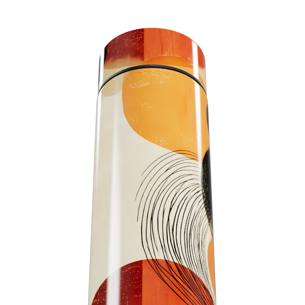 Garrafa Térmica Touch Estampa Abstrata Colorida