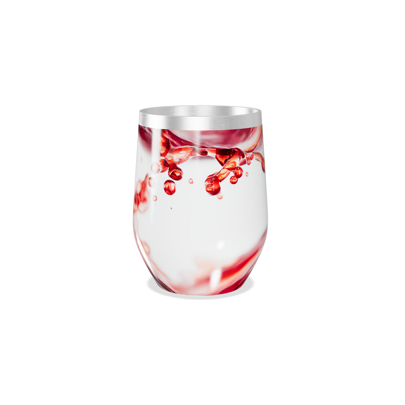 Copo Térmico Slim - Branco Estampa Splash