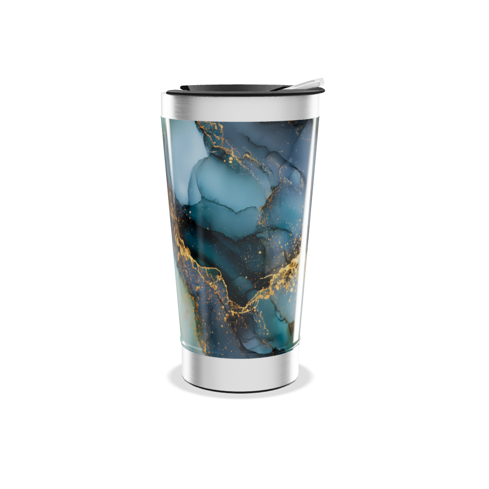 Copo Térmico - Mármore Azul