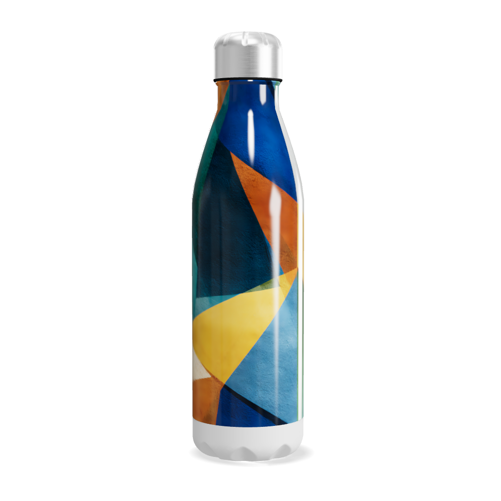 Garrafa Inox Colorida Estampada 500ml
