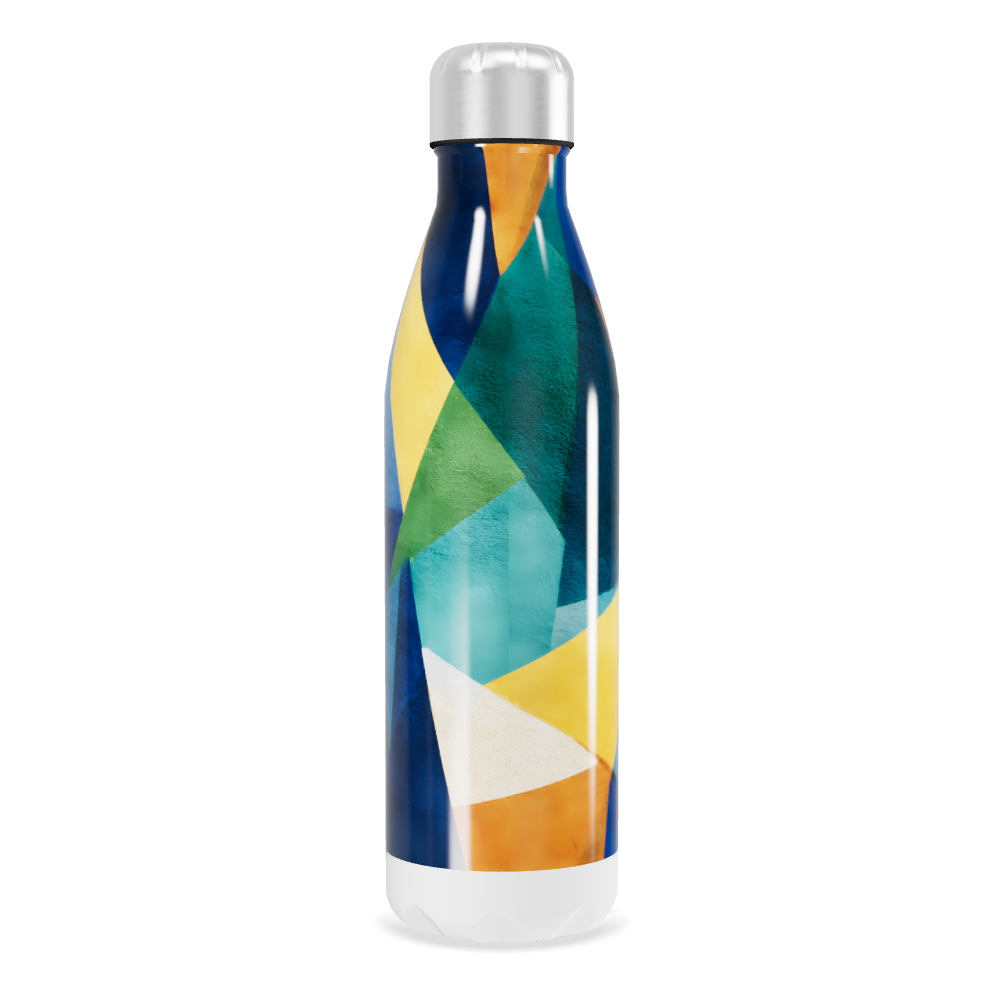 Garrafa Inox Colorida Estampada 500ml