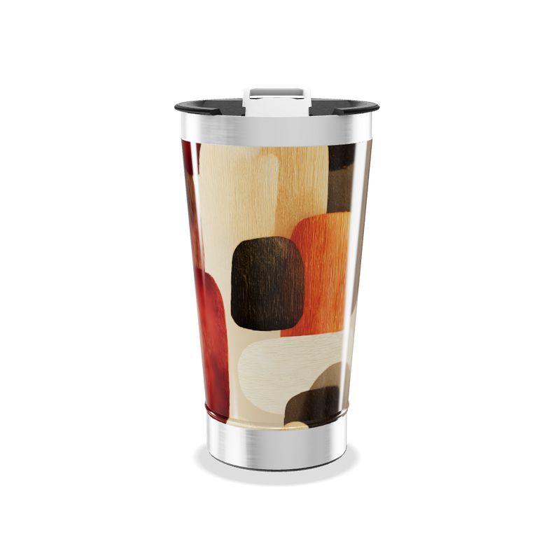 Copo Térmico - Estampa Geométrica Colorida