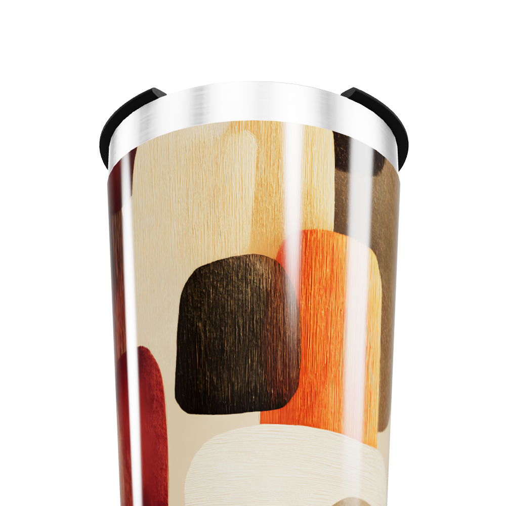 Copo Térmico - Estampa Geométrica Colorida