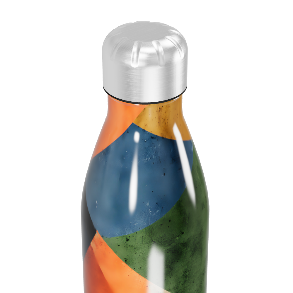 Garrafa Inox - Cores Geométricas