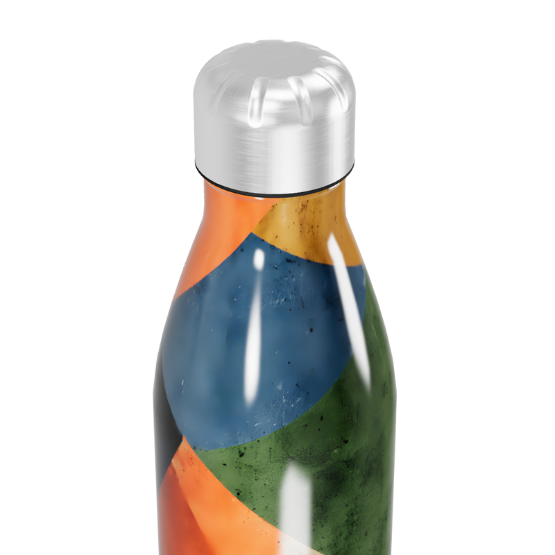 Garrafa Inox - Cores Geométricas