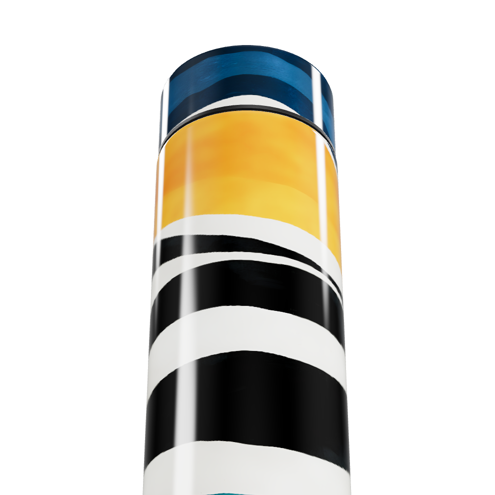 Garrafa Térmica Touch - Listras Coloridas