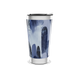Copo Térmico - Azul Abstrato Inox