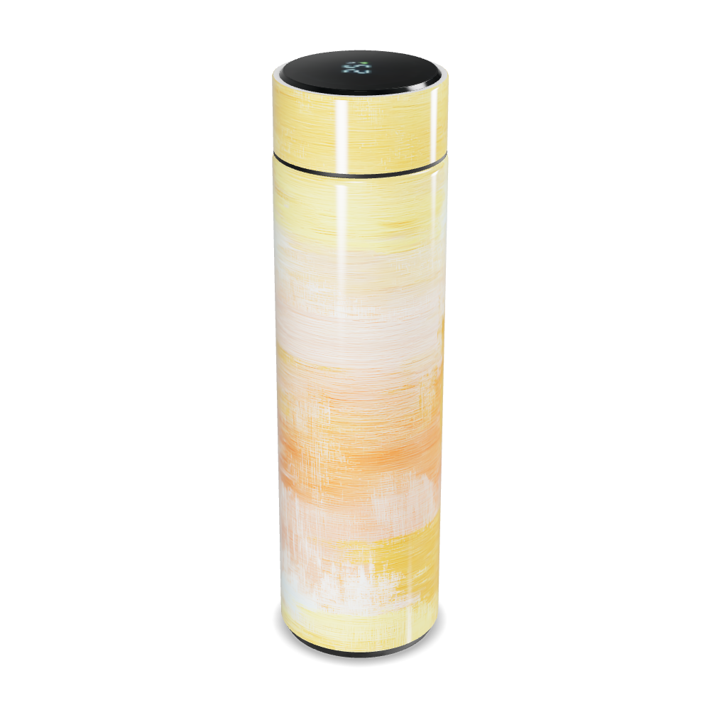 Garrafa Térmica Touch - Amarela com Display Digital