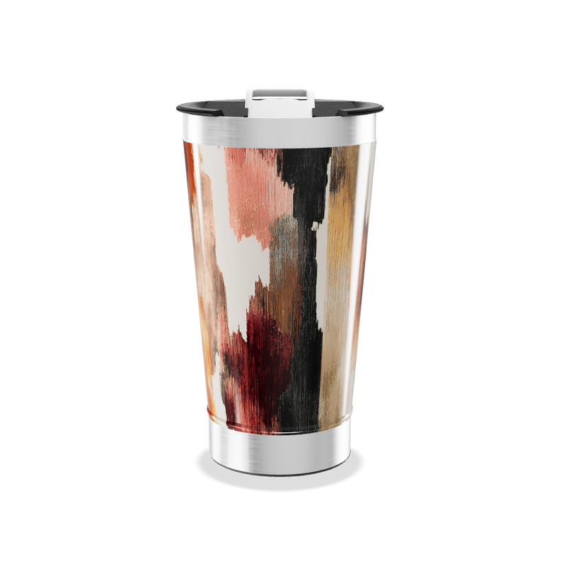 Copo Térmico - Estampa Abstrata Colorida