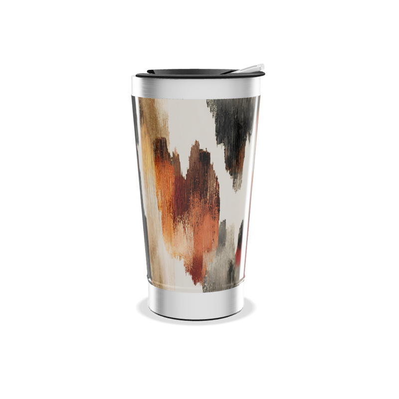 Copo Térmico - Estampa Abstrata Colorida