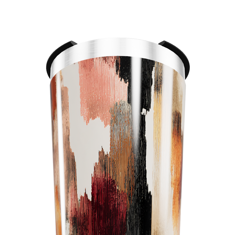 Copo Térmico - Estampa Abstrata Colorida