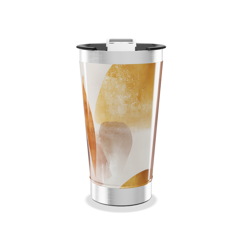 Copo Térmico - Estampa Abstrata Colorida