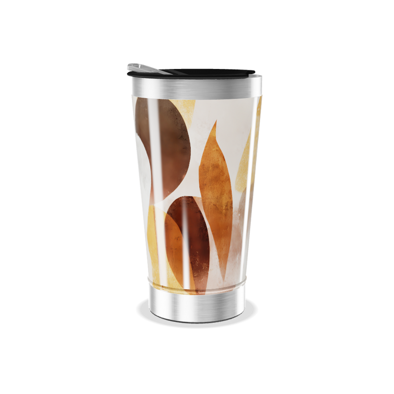 Copo Térmico - Estampa Abstrata Colorida