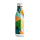 Garrafa Inox Colorida com Estampa Abstrata