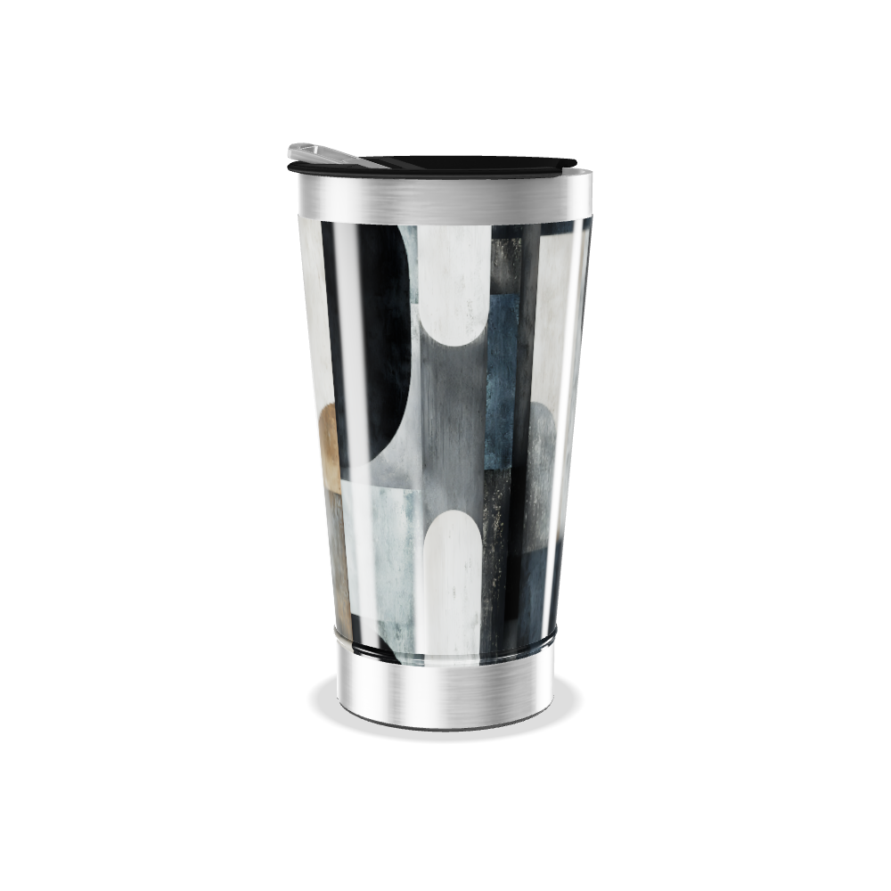 Copo Térmico - Abstrato Multicolorido