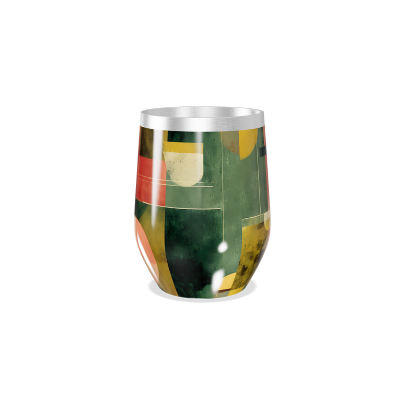 Copo Térmico Slim - Abstrato Colorido Inox