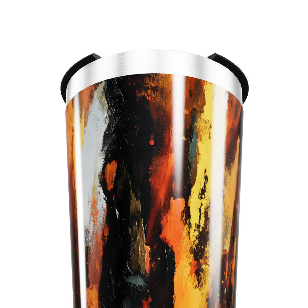 Copo Térmico - Estampa Abstrata Colorida