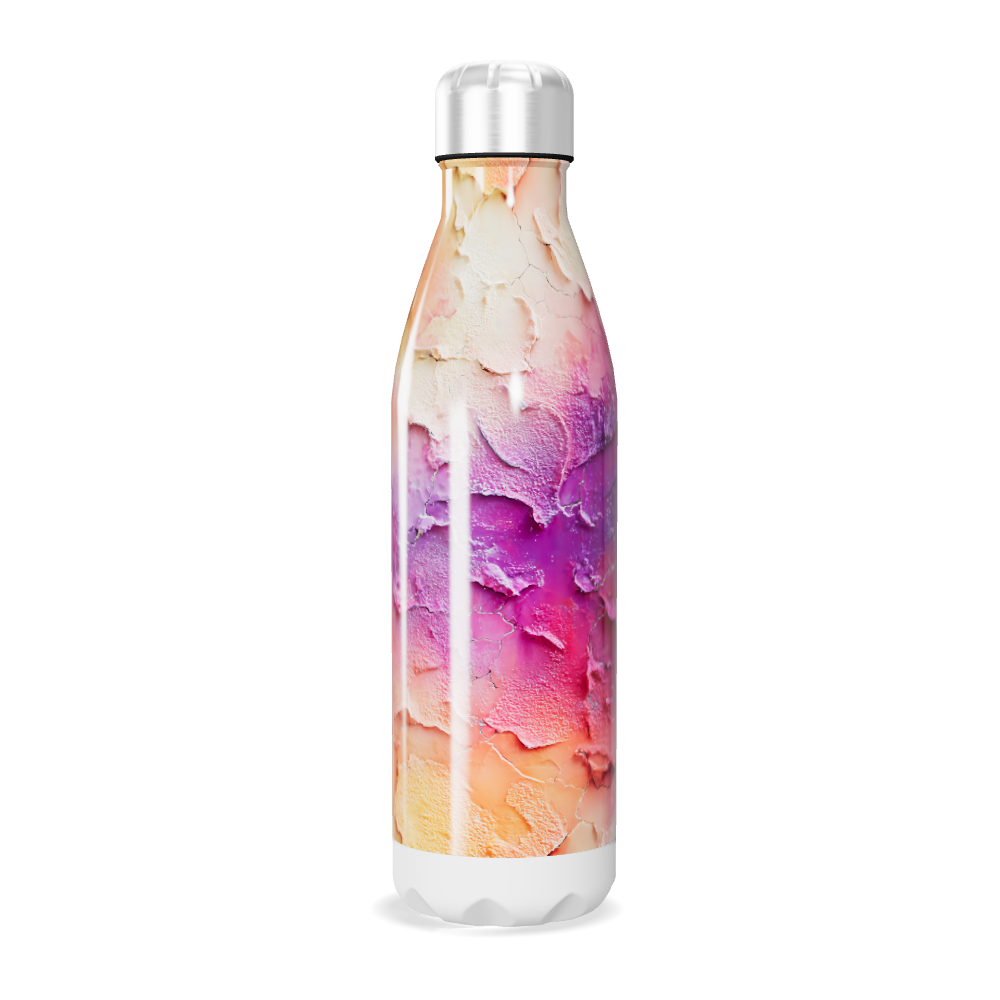 Garrafa Inox - Estampa Colorida Abstrata