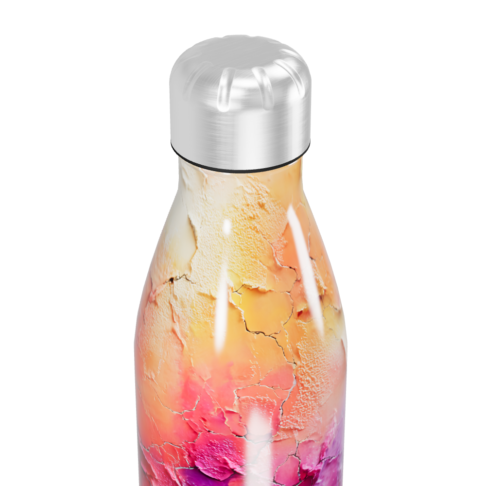 Garrafa Inox - Estampa Colorida Abstrata