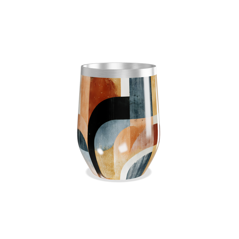 Copo Térmico Slim - Estampado Abstrato Colorido