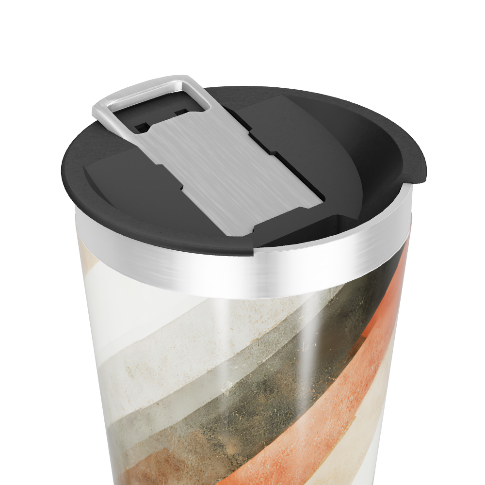 Copo Térmico - Listras Coloridas Aço Inox