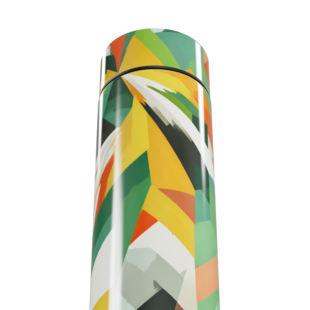 Garrafa Térmica Touch - Estampa Colorida Geométrica