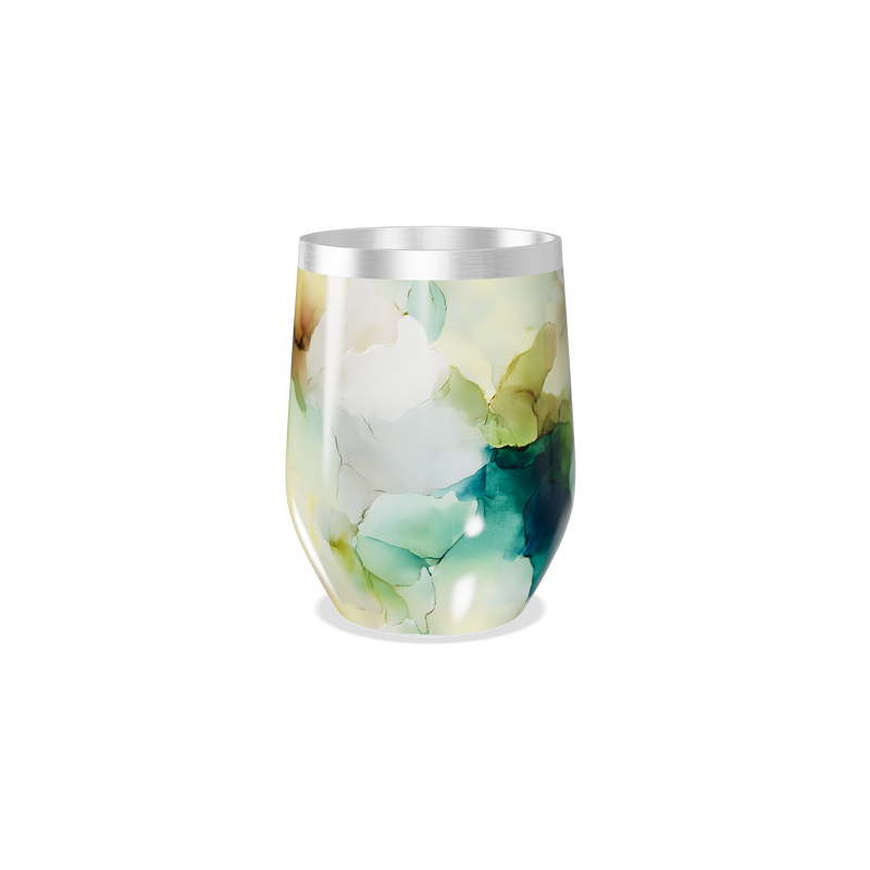 Copo Térmico Slim - Estampa Abstrata Colorida