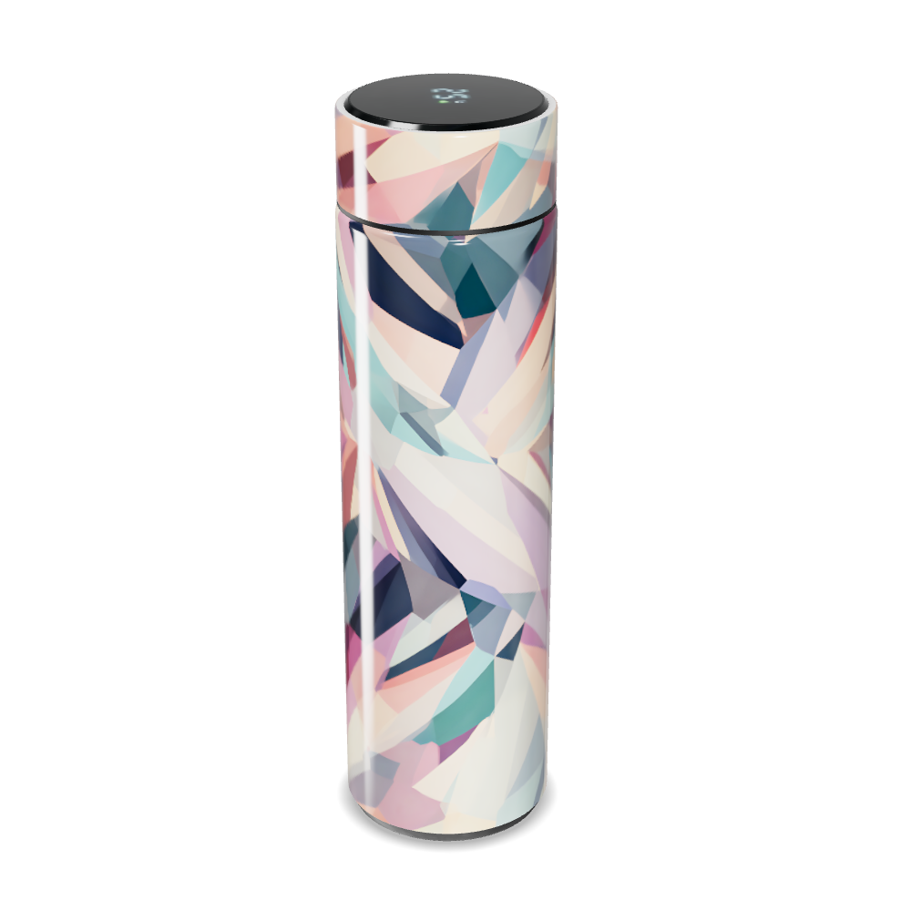 Garrafa Térmica Touch - Estampa Geométrica Colorida