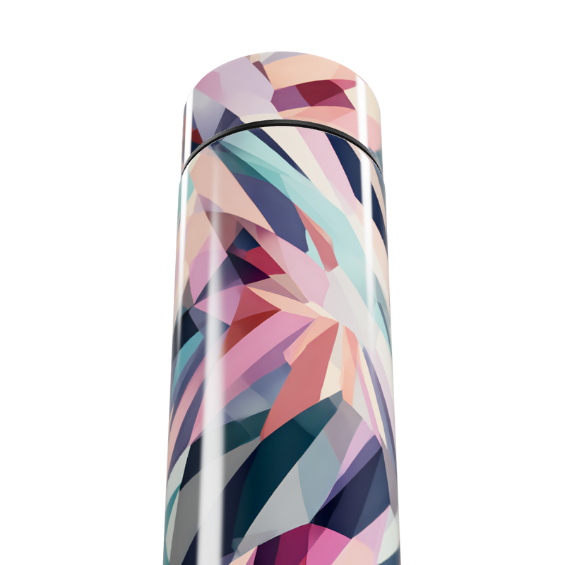 Garrafa Térmica Touch - Estampa Geométrica Colorida