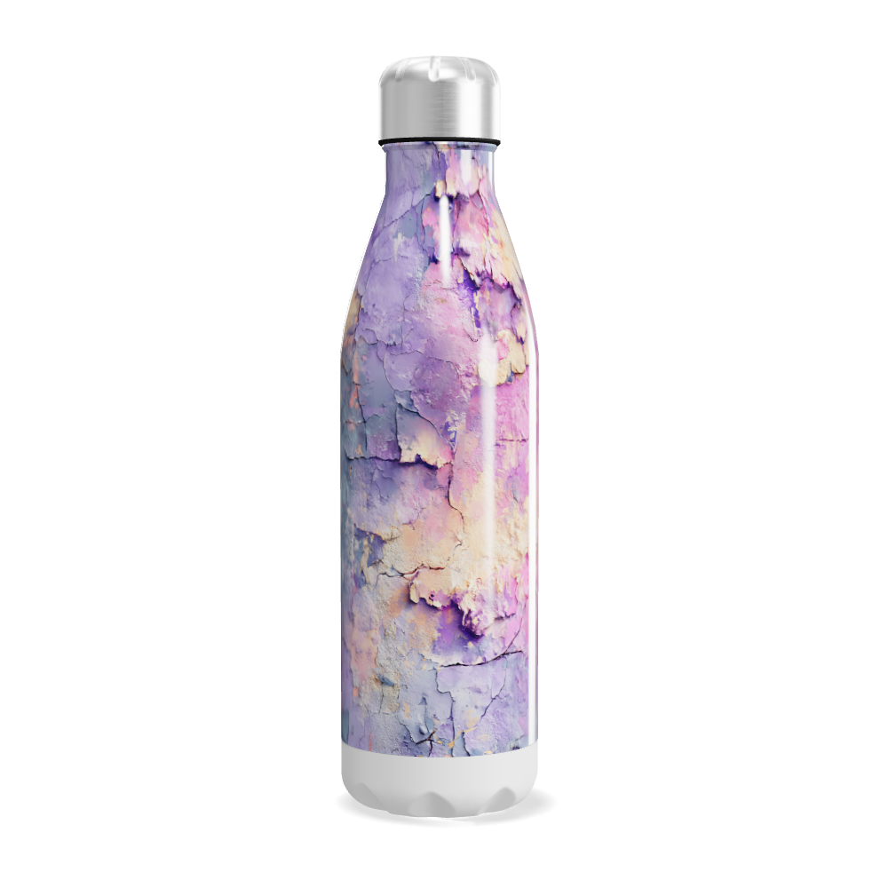 Garrafa Inox - Estampa Aquarela Rosa