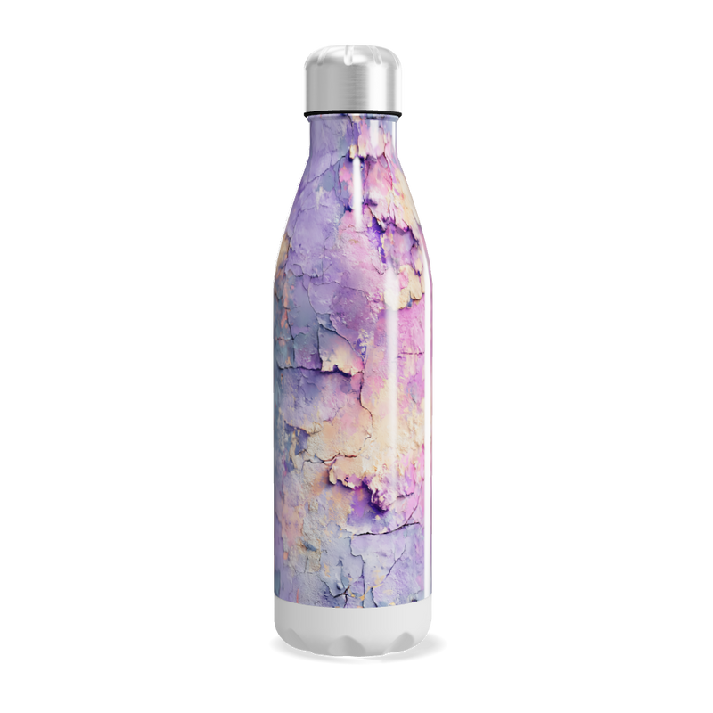 Garrafa Inox - Estampa Aquarela Rosa