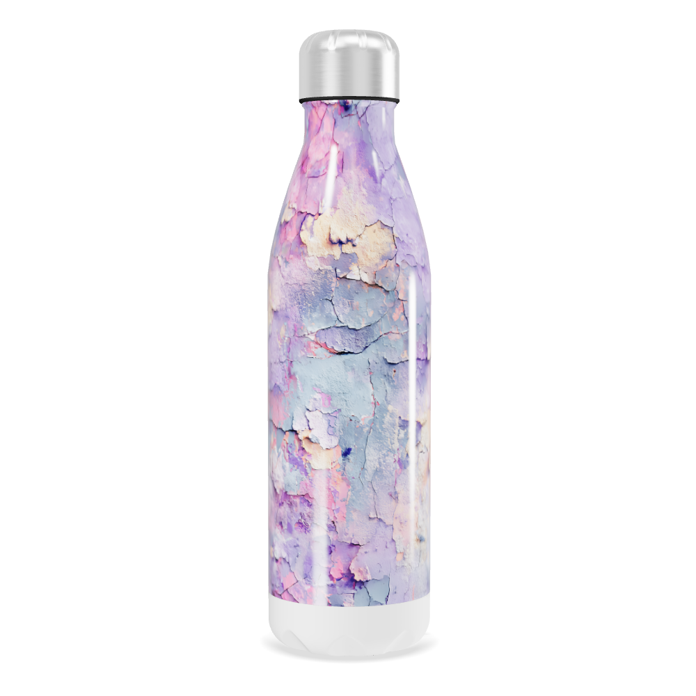 Garrafa Inox - Estampa Aquarela Rosa