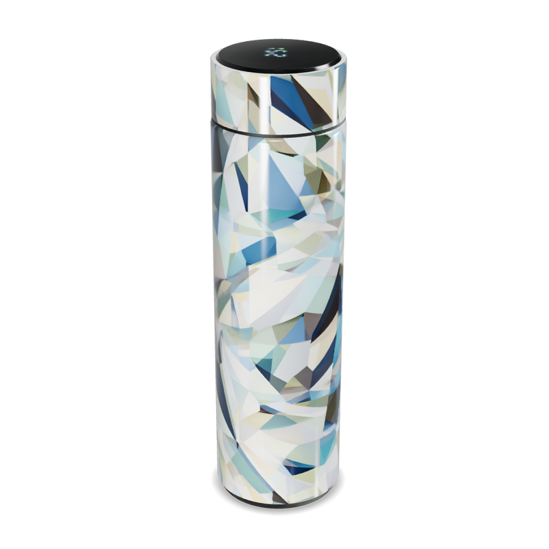 Garrafa Térmica Touch - Estampa Geométrica Colorida