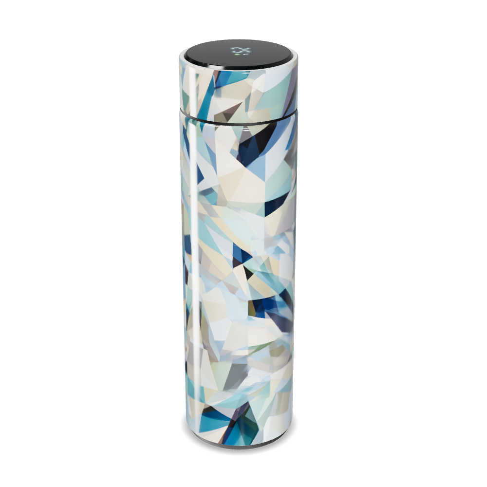 Garrafa Térmica Touch - Estampa Geométrica Colorida