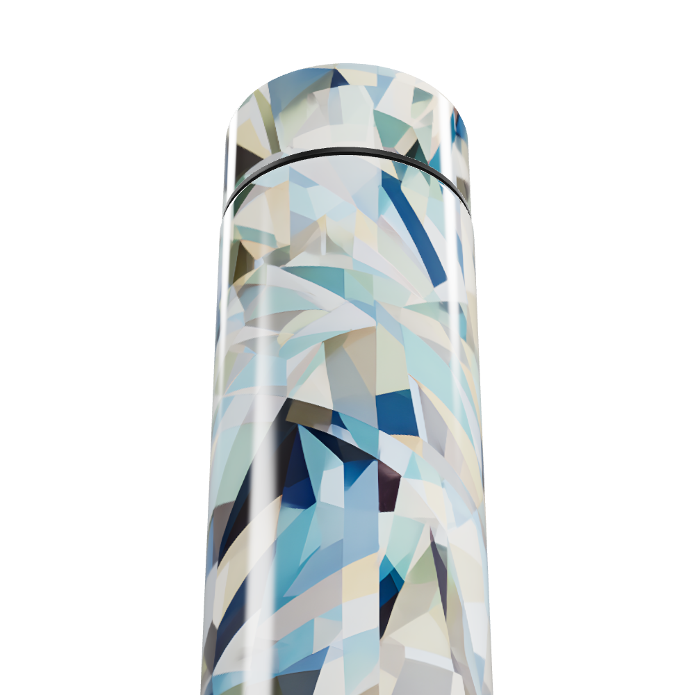 Garrafa Térmica Touch - Estampa Geométrica Colorida