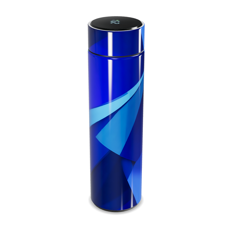 Garrafa Térmica Touch Azul - Design Moderno