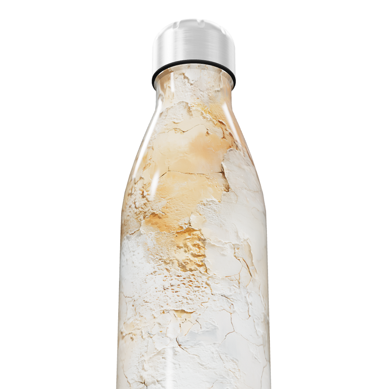 Garrafa Inox - Marmorizada Bege 750ml