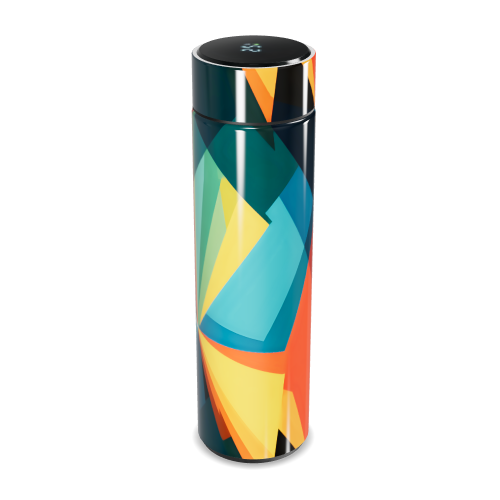 Garrafa Térmica Touch - Colorida Geométrica 500ml