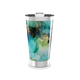 Copo Térmico - Mármore Verde Azul