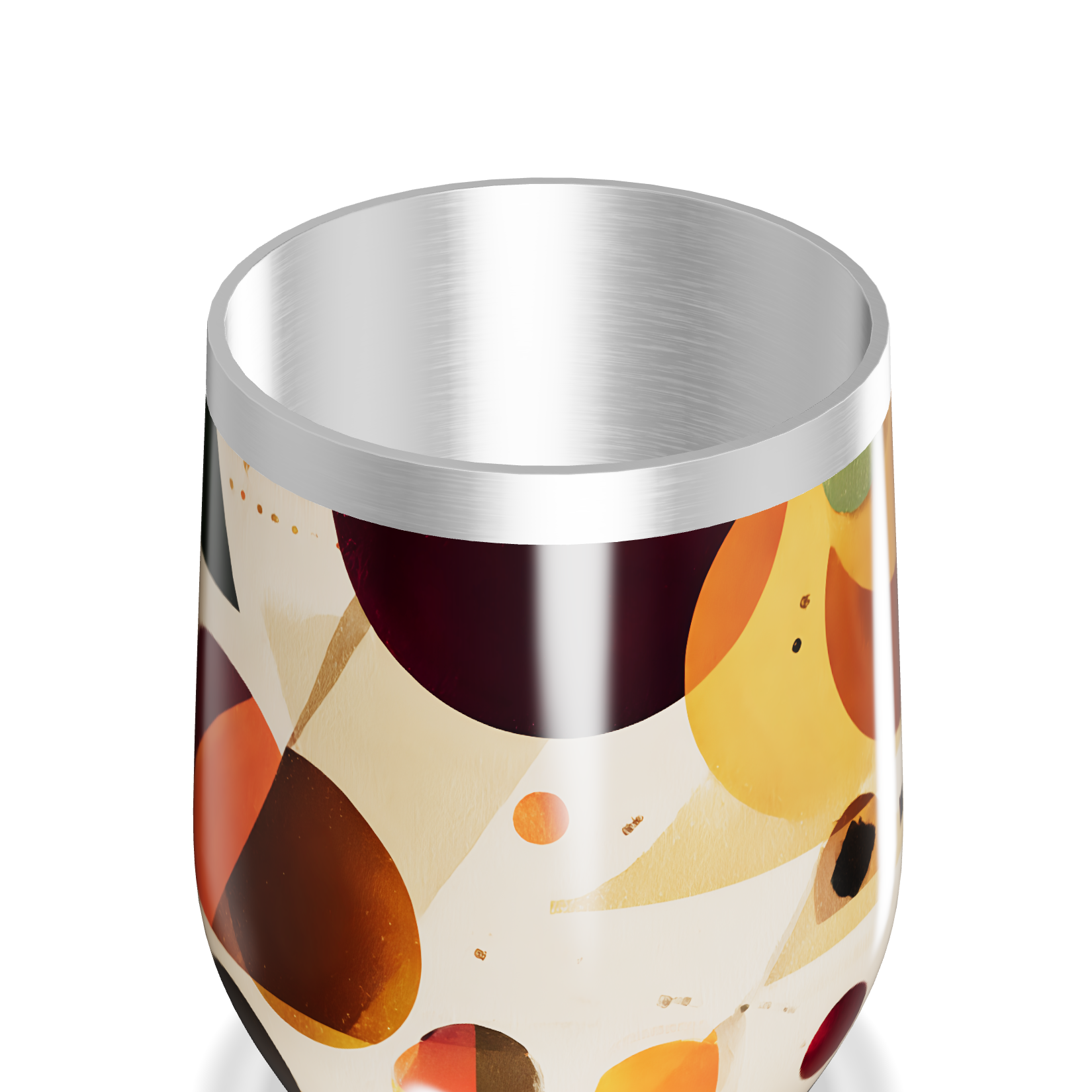 Copo Térmico Slim - Colorido com Estampa Abstrata