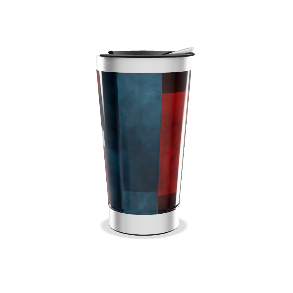 Copo Térmico - Estampa Geométrica Colorida