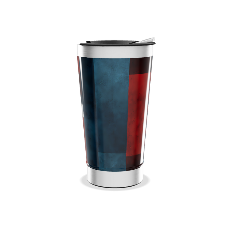 Copo Térmico - Estampa Geométrica Colorida