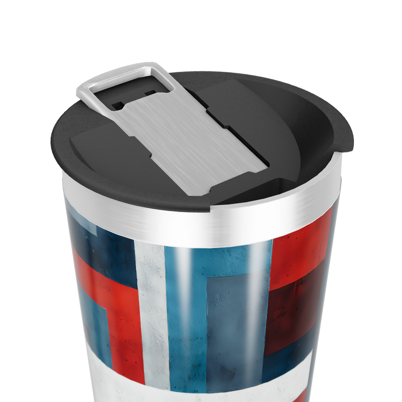 Copo Térmico - Estampa Geométrica Colorida