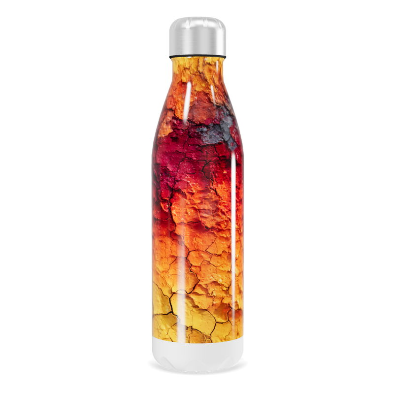 Garrafa Inox Estampa Texturizada