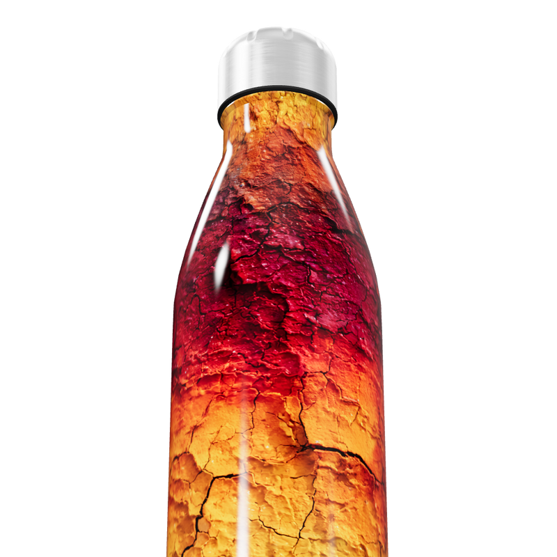 Garrafa Inox Estampa Texturizada